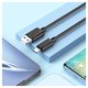 USB кабель Hoco X88, USB тип-C, USB тип-A, 100 см, 3 A, черный, #6931474783349 Превью 1