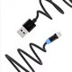 USB кабель SkyDolphin S59L Magnetic, USB тип-A, Lightning, 100 см, 2,4 А, черный, магнитный Превью 1