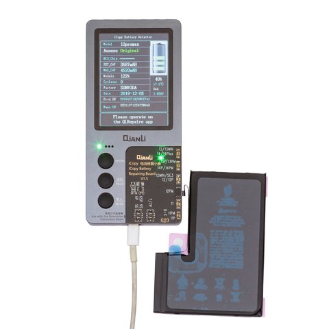 Аккумулятор для iPhone 12 Pro Max, Li-ion, 3,83 B, 3687 мАч, без ошибки, (A2466), genuine IC Превью 1