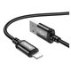 Cable USB Hoco X89, USB tipo-A, Lightning, 100 cm, 2.4 A, negro, #6931474784322 Vista previa  1