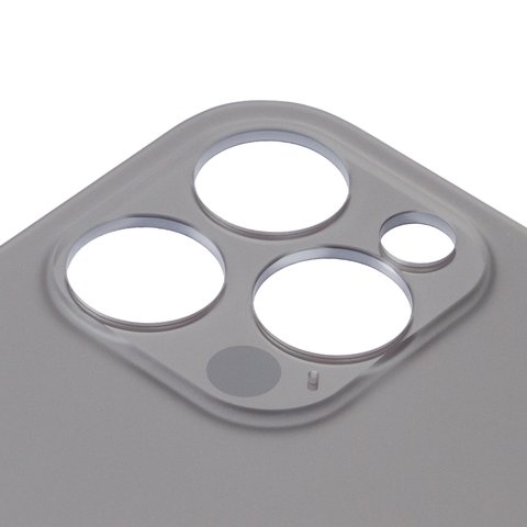 Задняя панель корпуса для iPhone 12 Pro, серая, не нужно снимать стекло камеры, Original (PRC), big hole, graphite Превью 1