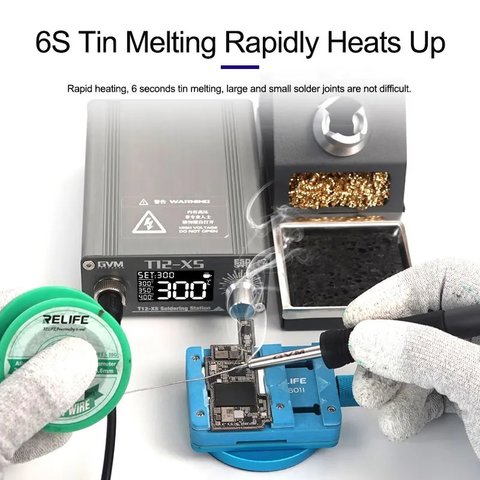 Estación de soldadura GVM T12-XS, digital, 72W Vista previa  1