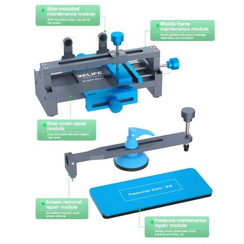 Soporte RELIFE RL-601P MAX, Para reparar dispositivos móviles Vista previa  8