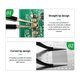 Mounting Tweezers RELIFE ESD-11, (straight, antistatic, 140 mm, black) Preview 4