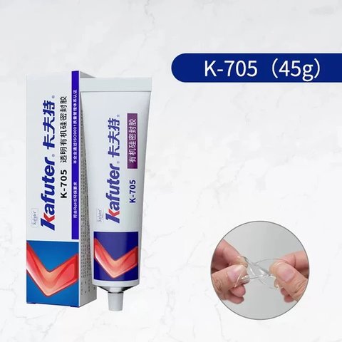 Adhesivos sellador Kafuter K-705, de silicona, 45 g Vista previa  1