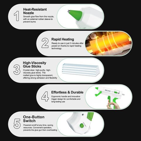 Pistola encoladora RELIFE RL-062E Vista previa  7