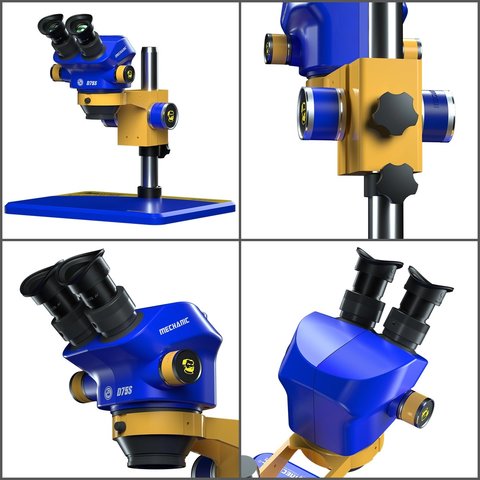 Microscopio Mechanic D75S-B11, binocular, 7X-50X Vista previa  1