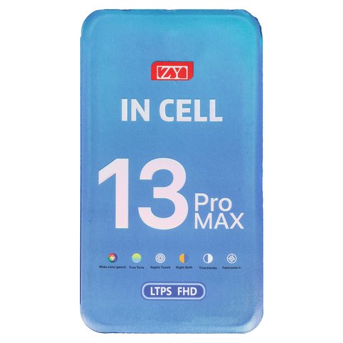 Pantalla LCD puede usarse con iPhone 13 Pro Max, negro, con marco, AAA, (TFT) ZY, LTPS FHD Vista previa  1