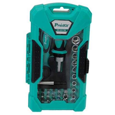 Набор бит с трещоткой и ключом Pro'sKit SD-2317M Превью 3