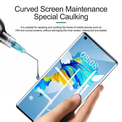 Клей RELIFE RL-035B, черный, для приклеивания задних крышек, для дисплейных рамок, 30 мл Превью 2