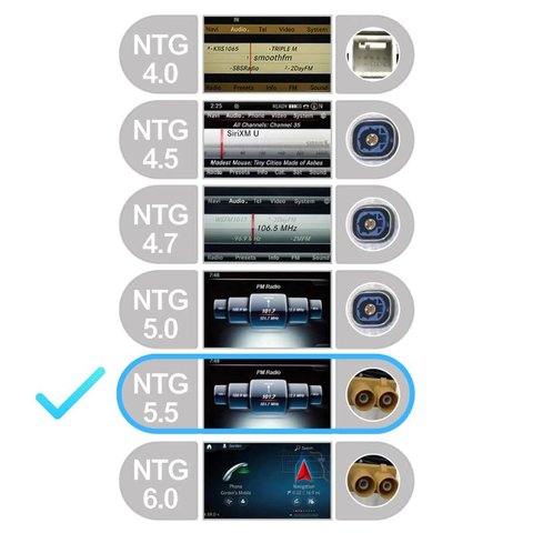 CarPlay для Mercedes-Benz E-Class S-Class 12.3" 2016 2017 2018 2019 2020 із системою NTG5.5 (великий дисплей) Прев'ю 5