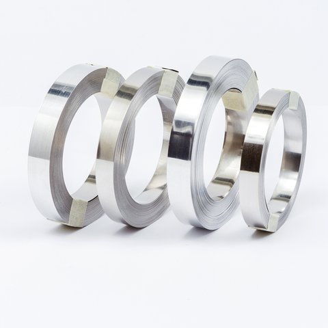 Стрічка нікель-алюмінієва для зварювання акумуляторів, 0,1 мм, 8 мм, 10 м, композитна Прев'ю 1