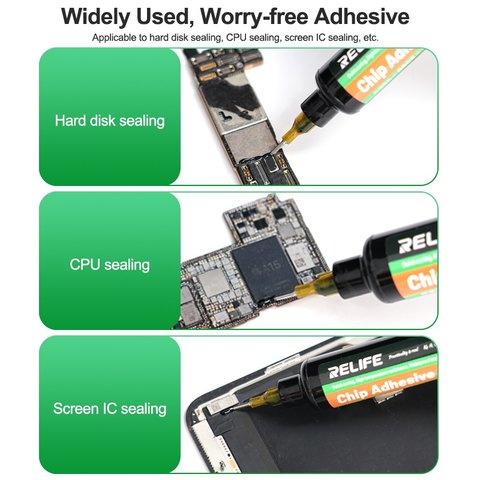 Клей RELIFE RL-035E, черный, ультрафиолетовый, 10 мл, compound Превью 5