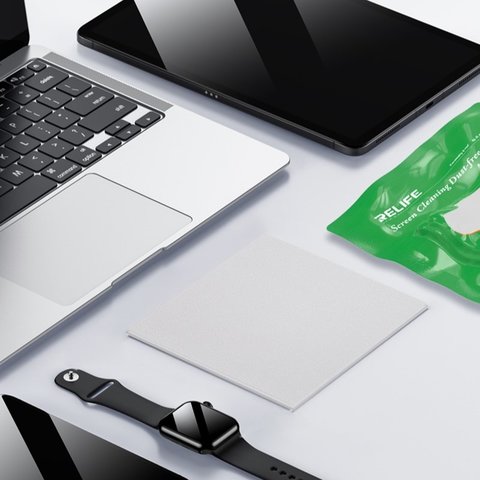 Салфетка из микрофибры RELIFE RL-045A, для устранения пыли и отпечатков, 100 шт., 100*100 мм Превью 3