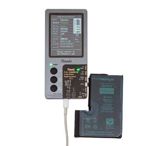 Аккумулятор Mechanic для Apple iPhone 12 Pro Max, Li-Polymer, 3,8 В, 4420 мАч, повышенная ёмкость, original IC Превью 1