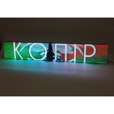 LED-экран для рекламы в помещениях (960 × 160 мм, P5, IP20, RGB, SMD, 2000 нт) Превью 1
