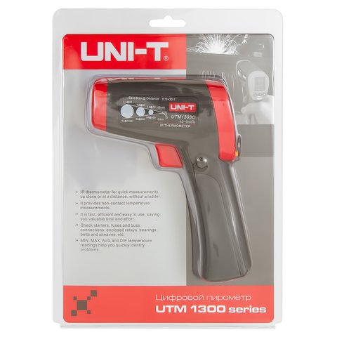 Інфрачервоний пірометр UNI-T UT303C Прев'ю 7